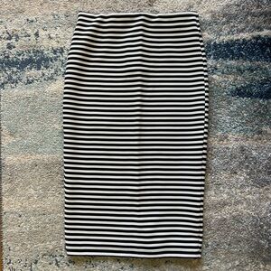 Forever 21 Striped Pencil Skirt